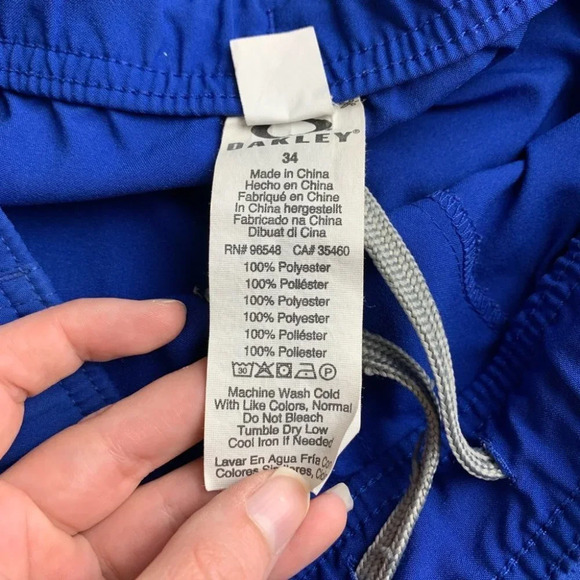 Oakley Men's O.G. Board short Size 34 Blue - Picture 8 of 9